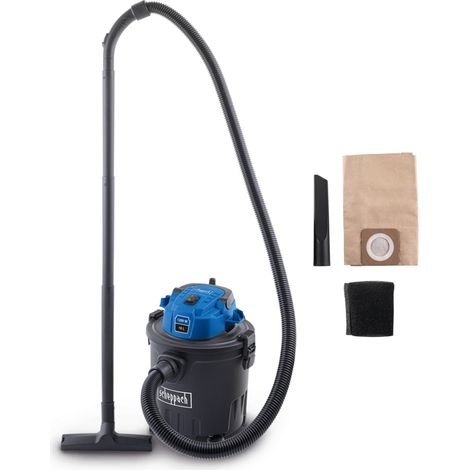Scheppach – Aspirateur eau et poussières 3 en 1 VC16 – Moteur 1200W – Réservoir 16L incassable – Tuyau 1,8m – Pression d’aspiration 20 kPa (1/5)