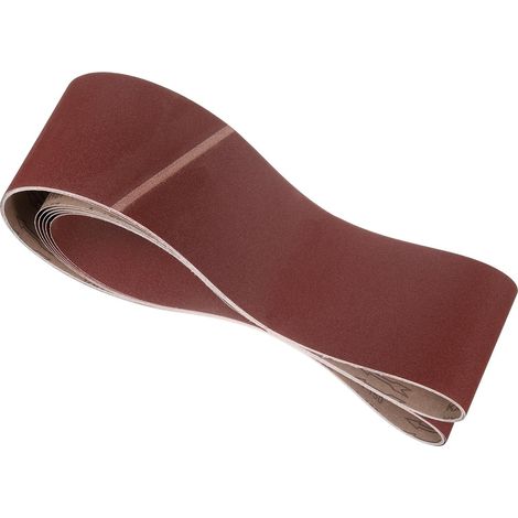 5 Pcs Bandes Abrasives 152mm x 2260mm Alumine Pour Ponceuse À Bande (1/5)