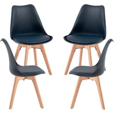 Packs Sillas Comedor - Pack 4 Sillas Synk Basic - Azul oscuro