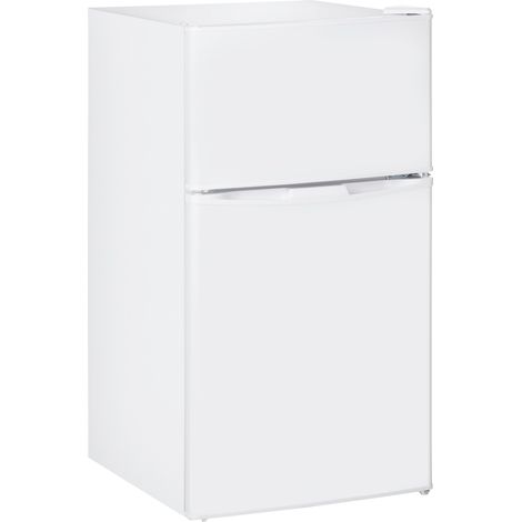 HOMCOM 88L Under Counter Fridge with 5-Setting Thermostat, White (1/5)