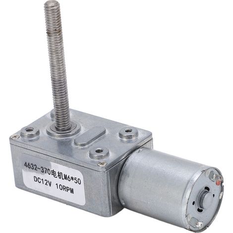 10 U/min Gleichstrom-Getriebemotor, hochtemperaturbeständig, Drehzahlreduzierungs-Getriebemotor-Ersatz, 12 V DC (1/5)