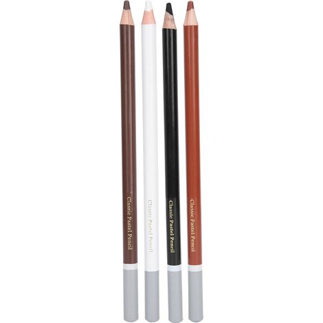 4PCS Charcoal Pencils Drawing Set Colour Pencils for Sketching Shading Beginners Artists Use (1/5)
