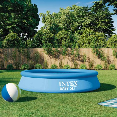 Intex 28116NP – Piscina Fuori Terra Easy Set Rotonda, 3077 L, PVC, Azzurro, 305x61 cm (1/5)