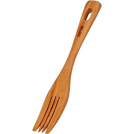 Ibili Modello Mini Forchetta Legno Dorato 15 cm (1/4)