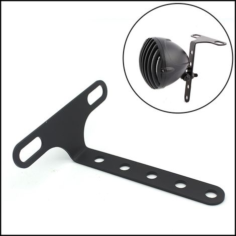 Motorcycle headlight modification bracket, universal adjustable aluminum alloy bracket for Harley-Davidson retro motorcycle modification