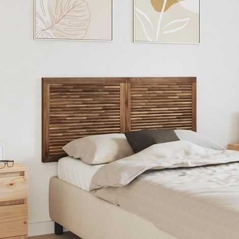 Cabecero de Cama Natural Madera de teca maciza