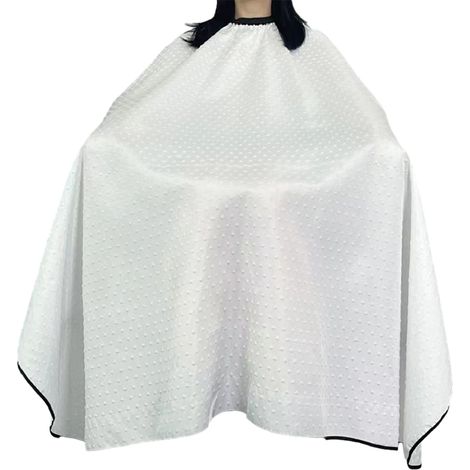 Cape de coiffeur imperméable, cape de coupe de cheveux avec bouton-pression réglable, grande cape de salon 65 × 55 pouces pour s (1/5)