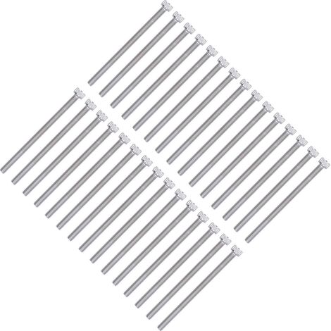 30 Vis à tête cylindrique hexagonale M5 en acier inoxydable A2, demi-filetage, lot de 30 (1/5)