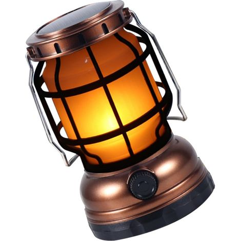 Lanterne LED de Camping USB Rechargeable Solaire Portable (1/5)