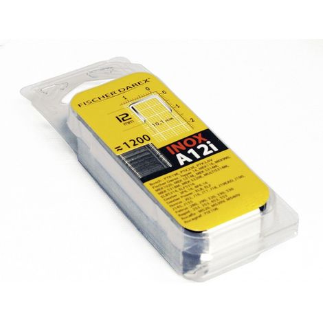 Juego de 1200 grapas de alambre fino FISCHER DAREX A12i FISCHER DAREX