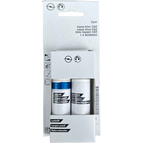 Vernice ritocco originale 2 in 1 per OPEL G8Z: Vernice auto + Trasparente 2x12 ml (1/5)