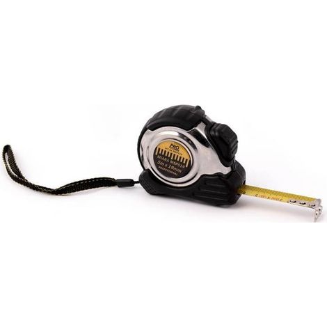 Mètre ruban en acier inoxydable avec aimant 5 m x 19 mm Pro-Tech