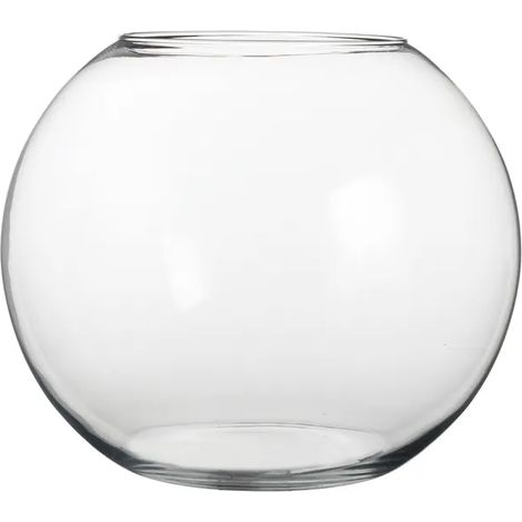 Vase boule Babet en mica décoratif - H20 x Ø25 cm - Transparent (1/3)