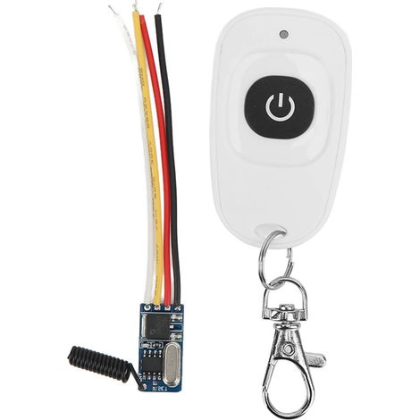 Mini interrupteur télécommande haute sensibilité relais LED avec récepteur DC 3.5-12V