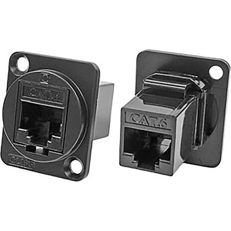 Connecteur traversant RJ45 cat. 6 RS PRO, ports ( Prix pour 1 )