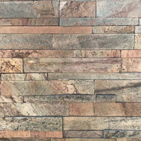 Plaquette de parement Deco Panel Metal Red - 57x15 cm - Ti'ma Stone (1/3)
