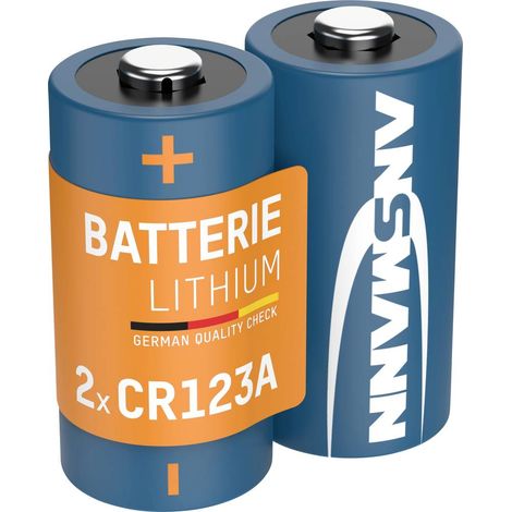 Ansmann CR17335 Batteria per fotocamera CR-123A Litio 1375 mAh 3 V 2 pz. (1/3)