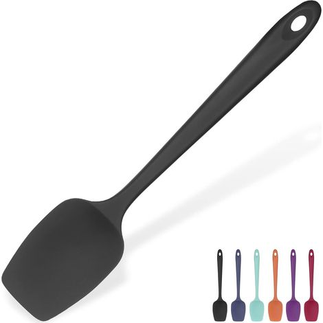 1 Spatule en Silicone, Résistante 315℃, Sans Couture, Manche Antidérapant, pour Cuisson et Pâtisserie (1/5)
