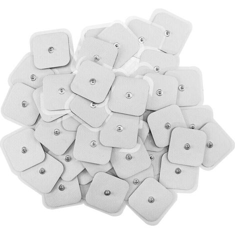 30 Stück cm Elektrodenpads selbstklebende Elektrodenpflaster für TENS-Therapiegeräte Physiotherapie, TRIMEC (1/4)