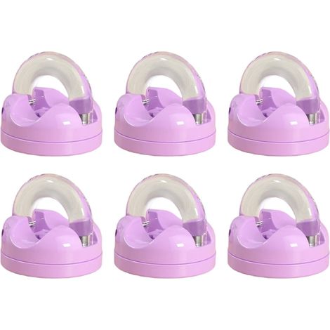 Lot de 6 crochets magnétiques de bureau robustes pour une gestion et une organisation faciles des câbles