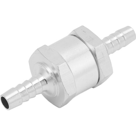 Clapet anti-retour unidirectionnel en alliage d'aluminium universel pour carburant essence gasoil diesel eau 6mm/0.24in (1/5)