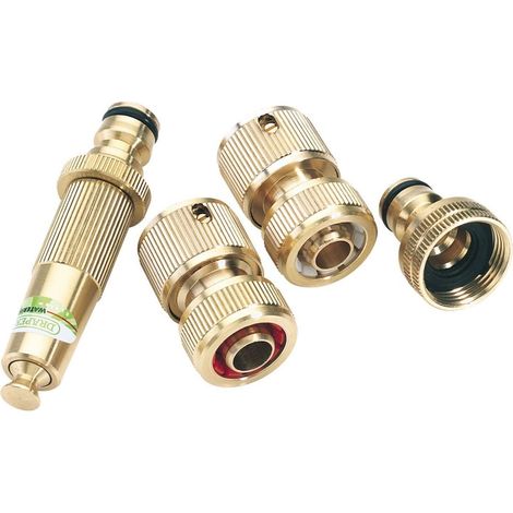 Draper Expert Brass 4-Piece Watering Accessory Set (Model 36223)