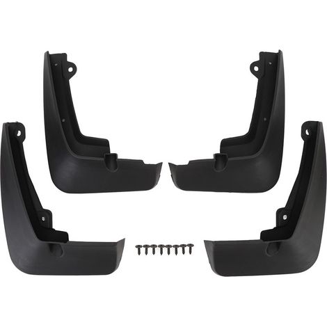 Protecteurs Roues / Pare-Graviers Noir Haute Résistance 4 Pièces pour Renault Captur 2019-2024 (1/5)