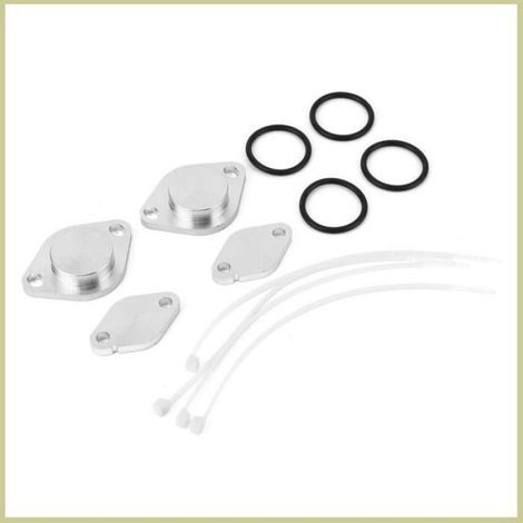 Kit de suppression de vanne EGR compatible Discovery 3 x8R0021, kit de suppression de vanne EGR en aluminium avec boulons (1/4)