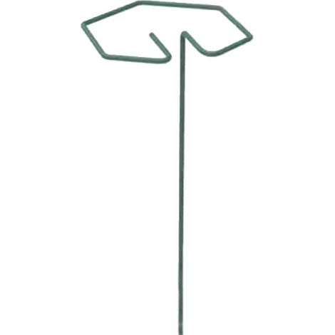 Pflanzkübel für den Außenbereich mit sechseckiger Stütze, 20 cm, für Kletterpflanzen dekorativer Rahmen für Balkon, Terrasse, Garten ideal für Kletterpflanzen und Blumen.