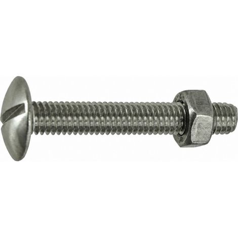 Bolzen Pfanne Edelstahl A2 8x30mm, 6 Stück.