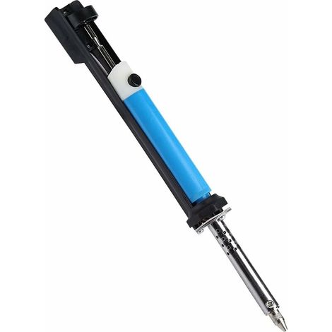 SHINING HOUSE Elektrischer Lötkolben, Entlötgerät mit hoher Saugkraft für Leiterplatten, kleine elektronische Bauteile, einhändiger mittelgroßer Lötstift, blau (EU) Ep (1/5)