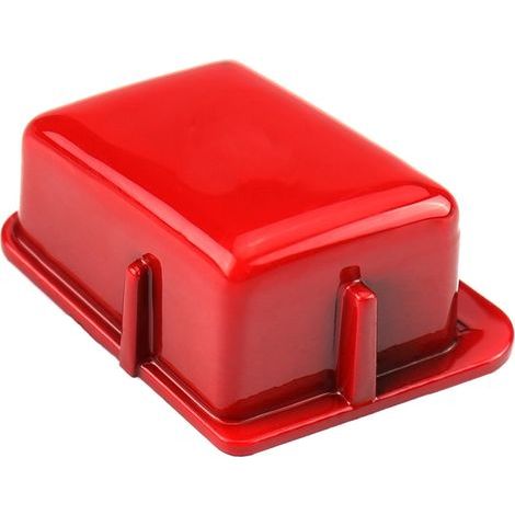 Cubierta para botón del volante, botón de interruptor de modo del volante M para Serie 3 E90 E92 E93 M3 2007-2013 (Rojo). (1/5)