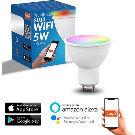 Bombilla LED SmartHome GU10 5W RVB+CCT - Ledme - LM7140 (1/2)