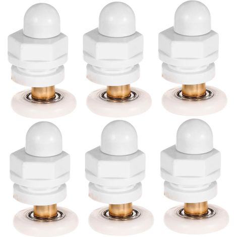 de 6 roulettes de levage pour porte de douche coulissante