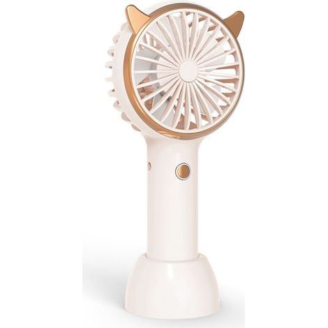 Tragbarer, wiederaufladbarer, leiser Ventilator, Mini-Tischventilator (1/5)