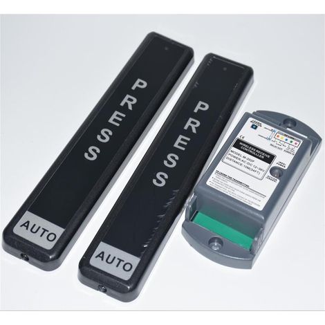 Kit d'ouvre-portes automatiques Bouton de sortie poussoir sans fil/interrupteur tactile for ouvre-porte coulissante automatique boulon de serrure de porte pour accessoires de portail coulissant ( Colo (1/5)