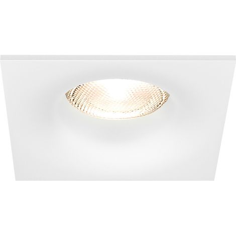 Fixation spot BRAYTRON Tetra-D, carré, blanc, fixe, longueur et largeur 89mm, aluminium (1/5)