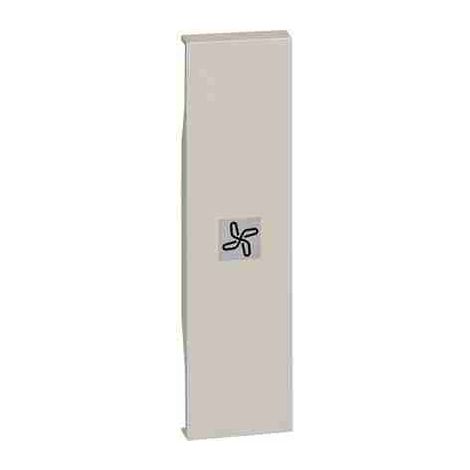 BTIKM01RN Cover illuminabile con simbolo ventola - 1 modulo, Sand
