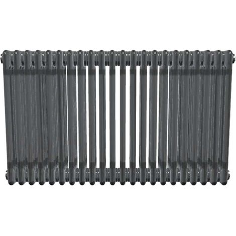 Bircham - Raw Metal Column Radiator H600mm x W1016mm 4 Column (1/2)