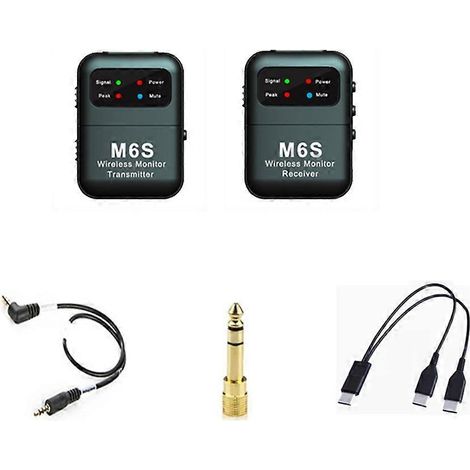 2.4G sans Fil en Oreille Monitor Système sans Fil IEM avec Émetteur Récepteur Automatic Pairing en Oreille Monitor (1/5)