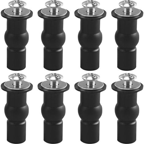 8 Pcs Rubber Expansion Screws - Top Fix Toilet Seat Accessories - Toilet Seat Fixings - Hinge Fixing - Toilet Fixing Bolts - Suitable for (1/5)