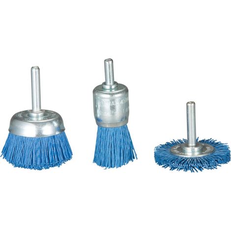 Set di spazzole in nylon Makita blu K240 - Fine, 3 pezzi 240G - 3 pezzi (1/3)