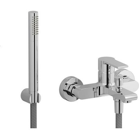 IB RUBINETTERIE WHYNOT WN250 miscelatore per vasca a muro esterno con kit doccia codice prod: WN250CC (1/2)