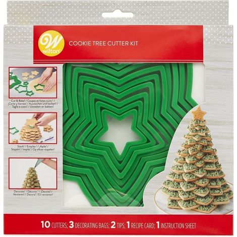 Kit Sapin Noel biscuit 3D - Wilton (1/2)