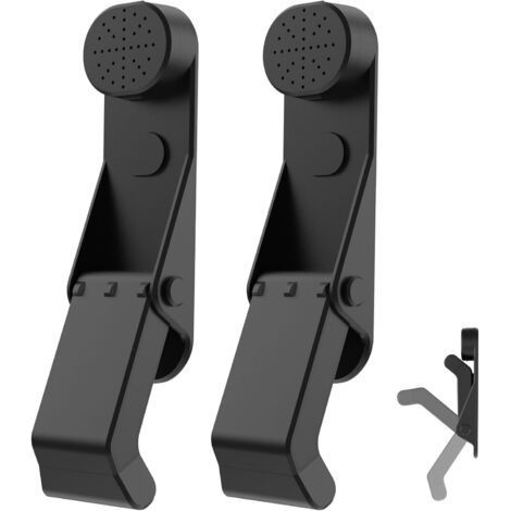 Hinged Door Stop for Door Bottom, Self-Adhesive Folding Door Frame, No Drilling Required (1/5)