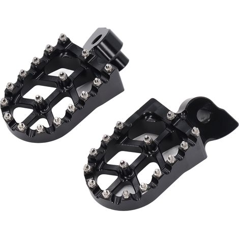 Breite, rutschfeste CNC-gefräste Aluminium-Motorradfußrasten für Z50R, XR50R, XR70R, XR80R, XR100R, CRF80F und CRF100F (1/5)