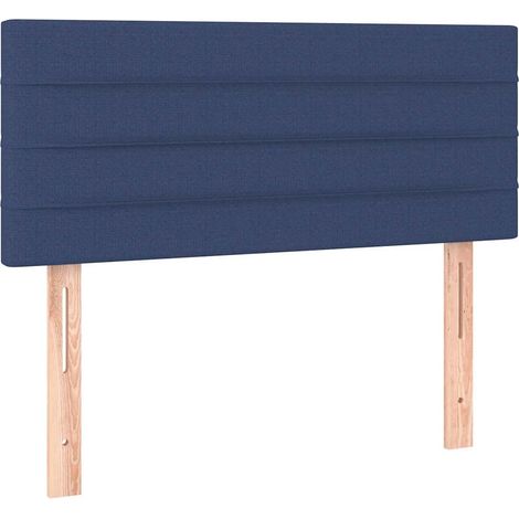 Maison Exclusive - Cabecero de tela azul 100x5x78/88 cm (1/5)