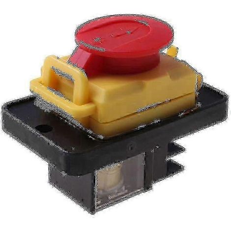 Interrupteur à bouton-poussoir magnétique étanche 250 V à 4 broches Kjd12 avec démarrage/arrêt et déclenchement en cas de tension nulle (1/5)