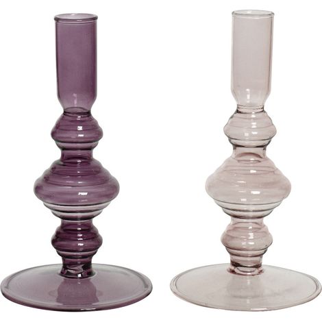 Kaemingk Kerzenhalter aus Glas 16 cm