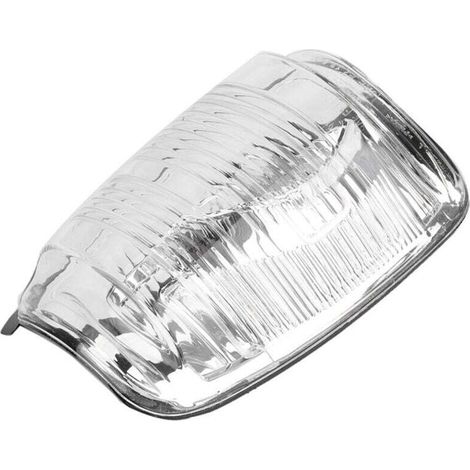Remorque antibrouillard, clignotant Lentille d'indicateur de rétroviseur extérieur, transparente, pour Ford Transit MK8 2014 + (côté gauche)